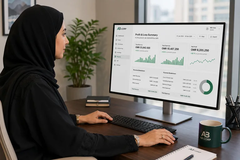 Crystal Count financial reports screen showing Trial Balance with opening, period, and closing columns for all accounts